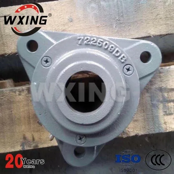 722510DB Gegossenes Gehäuselager 3 Schrauben 722510DA Dreieckiges Flanschgehäuse China Factory